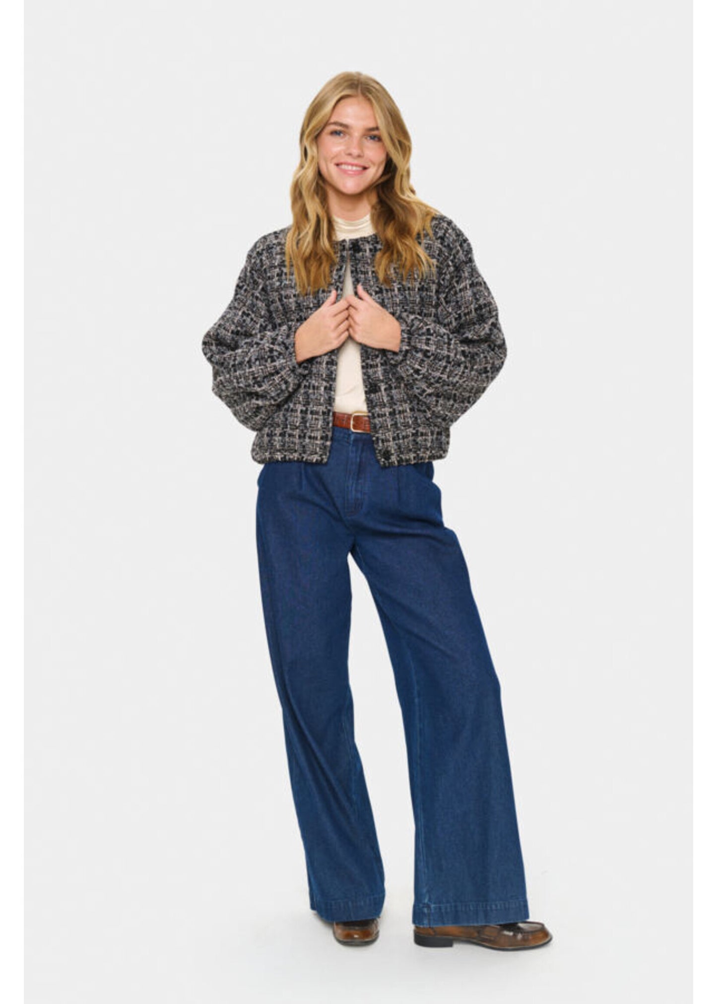 Macy SZ Jacket by Saint Tropez Jackets & Blazers Saint Tropez