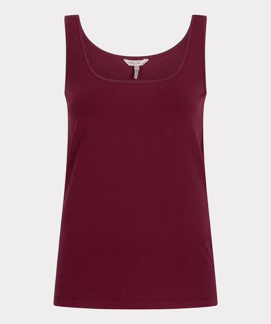 Layering Tank by EsQualo Apparel EsQualo Burgundy
