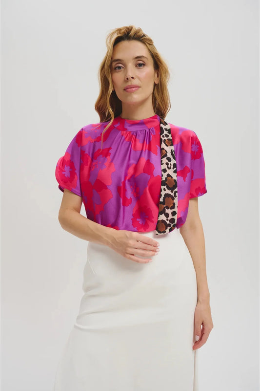 Sistina Tie back Blouse by Lele de Baltzac Tops - Blouse Lele de Baltzac