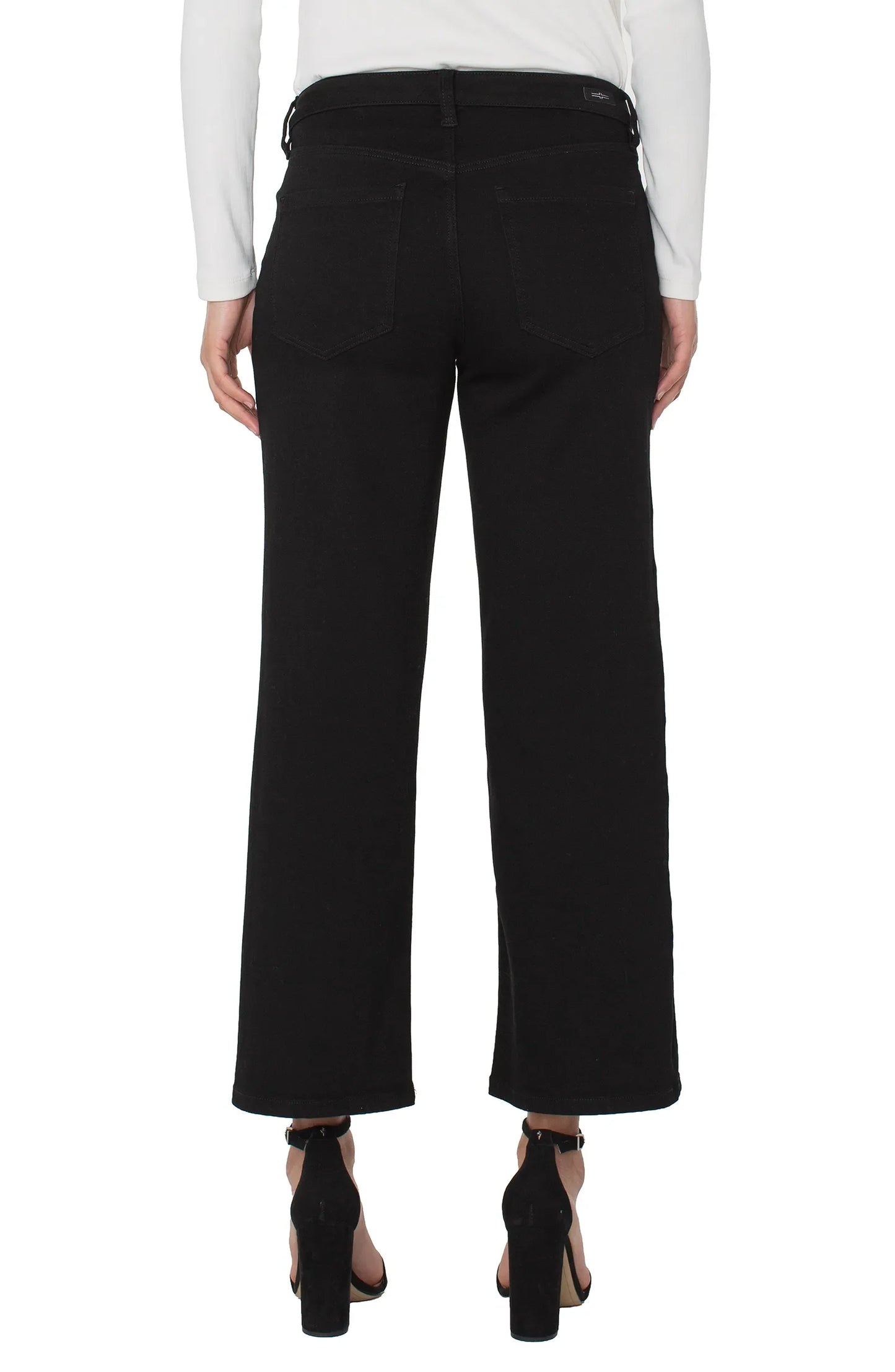 Stride Wide Crop Jeans by Liverpool Denims Liverpool