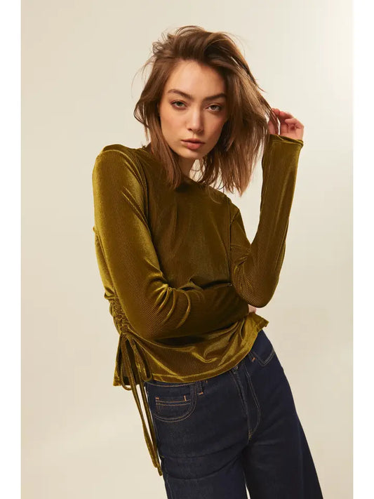 Velvet Top by Hilary MacMillan Apparel Hilary MacMillan