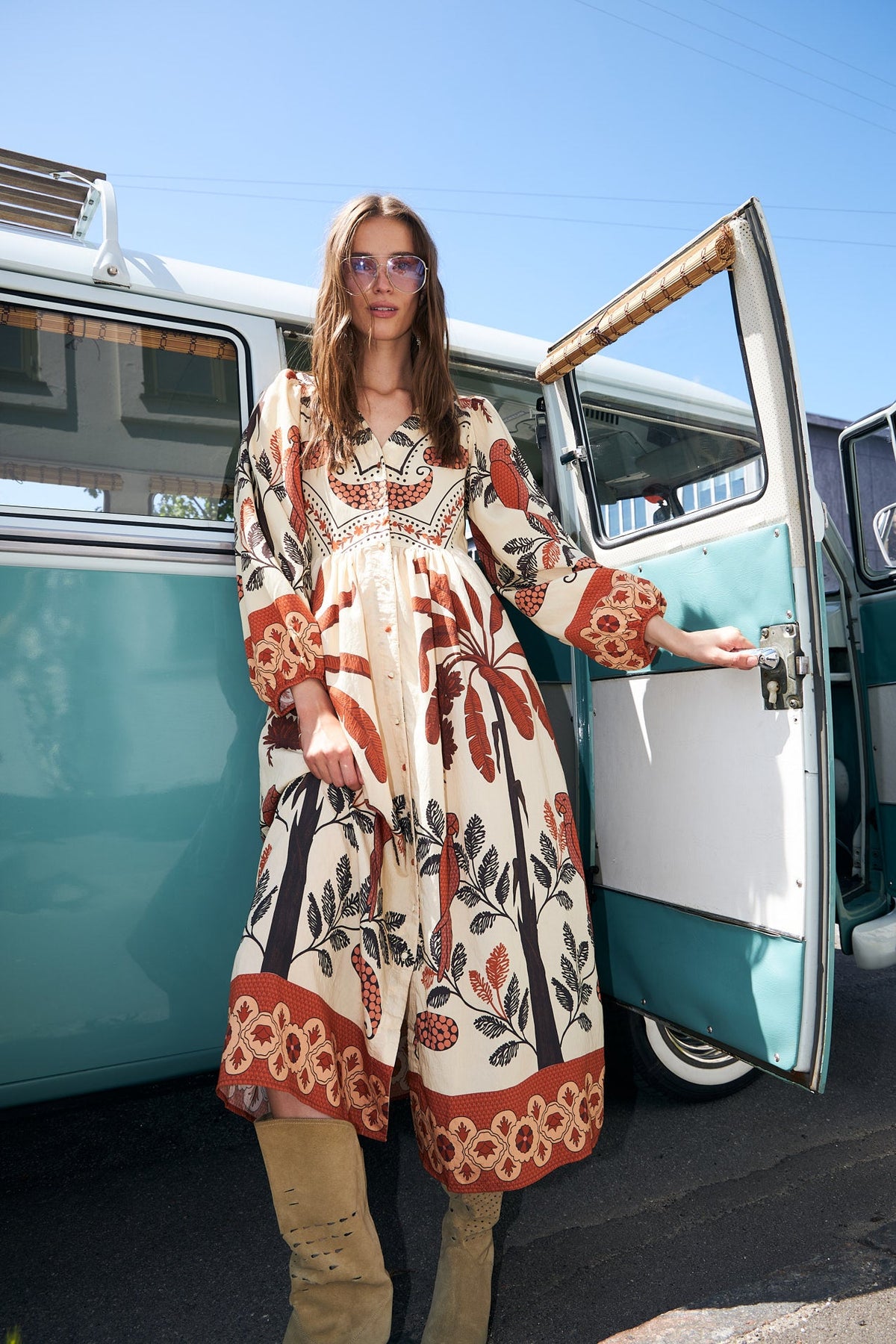 Sarai Dress by Lollys Laundry Dress Lollys Laundry Creme