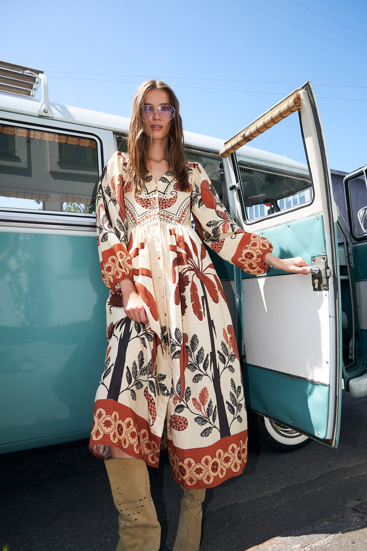 Sarai Dress by Lollys Laundry Dress Lollys Laundry Creme