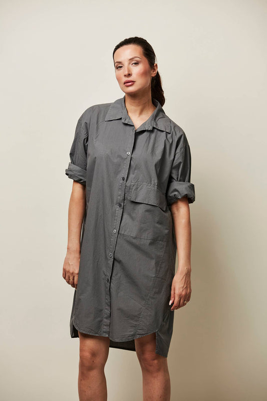 SixtyDays - Pocket Cotton Dress - Grey