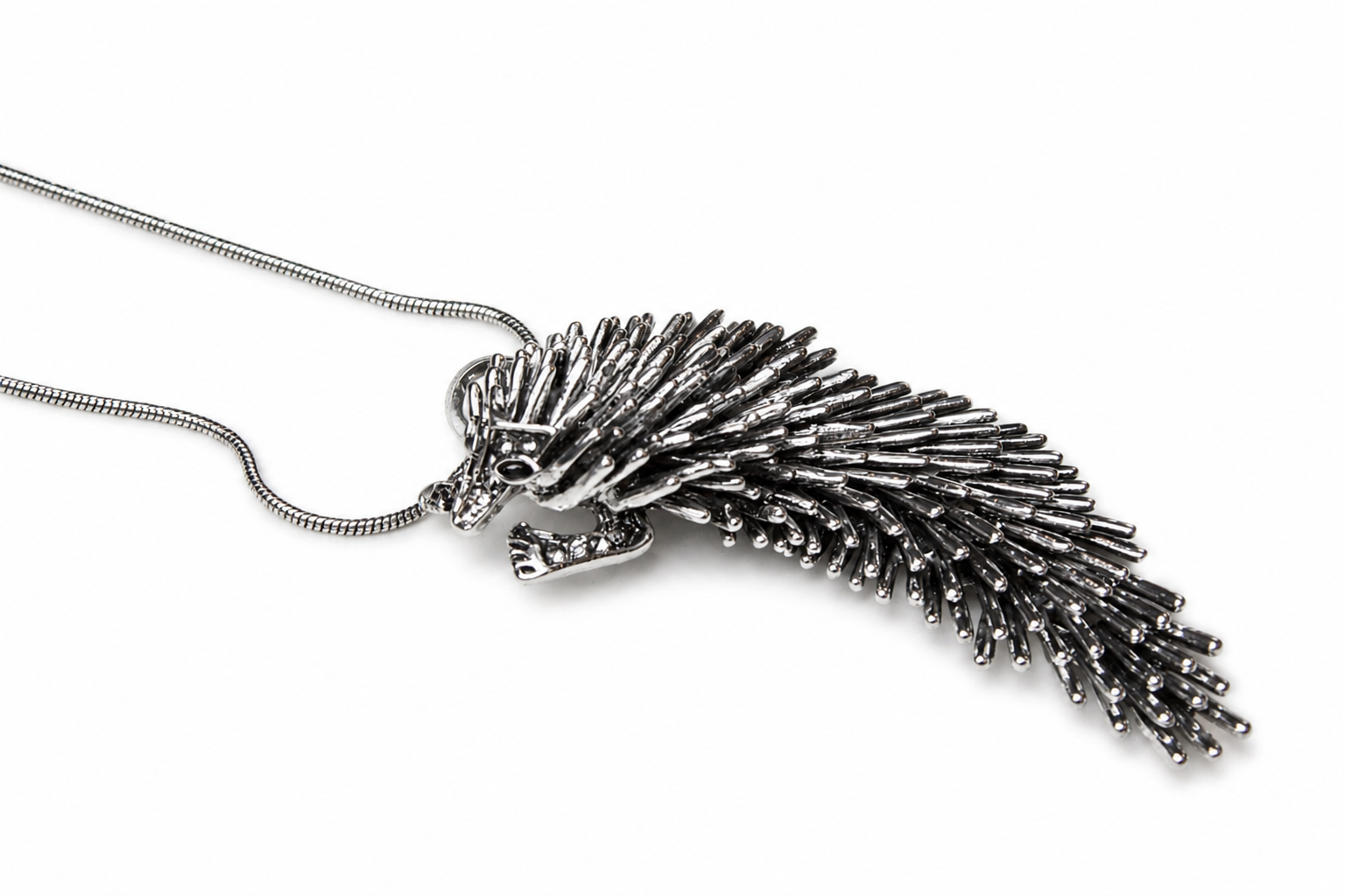 Statement Porcupine Necklace Necklace King of Glitz