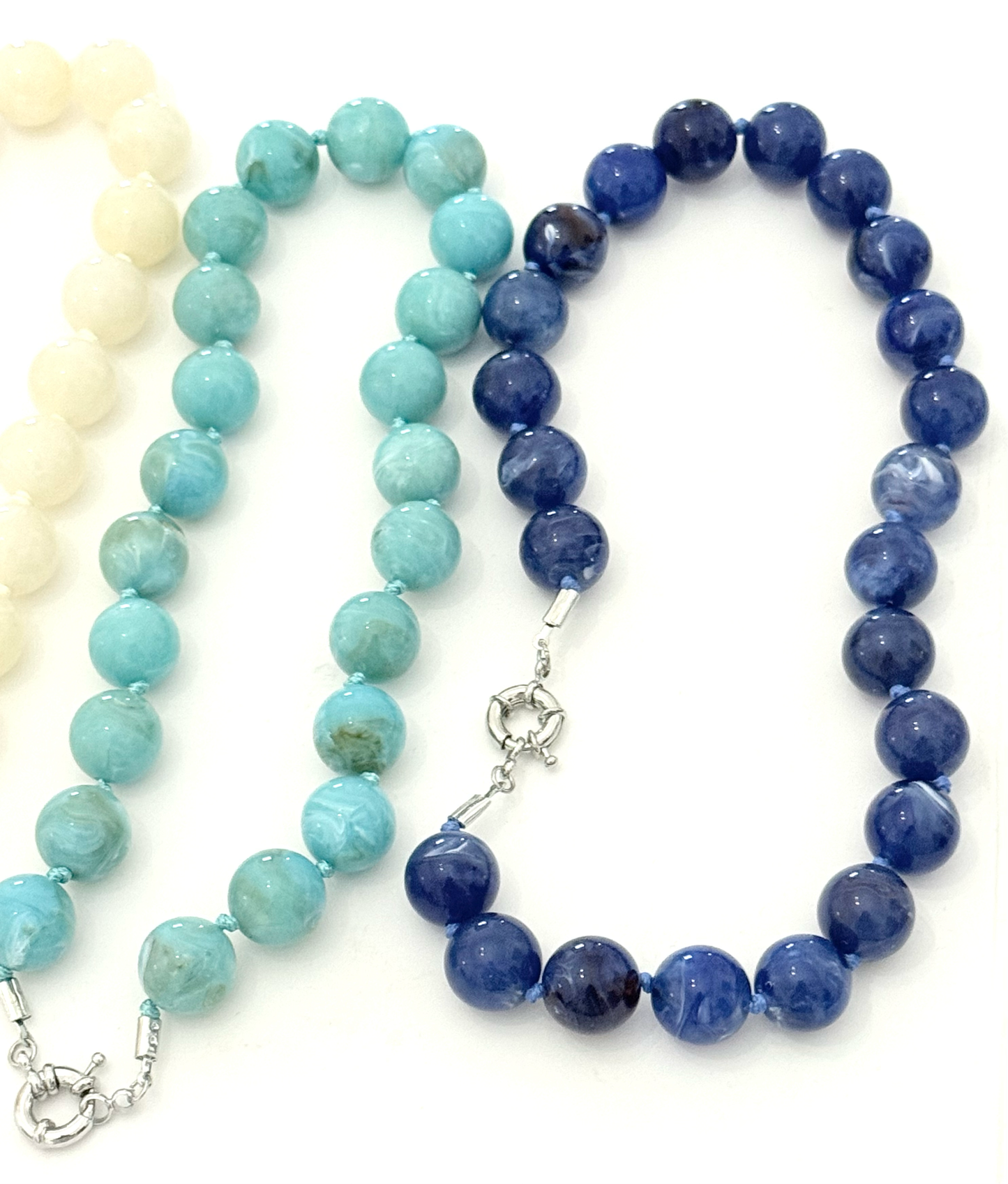 Été Beads Beaded Necklace Necklace HoopLa Style Marine