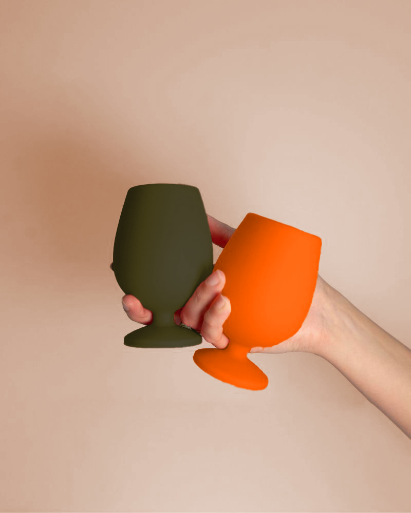 Fall Silicone Unbreakable Wine Glasses by Porter Green Home porter green | canada