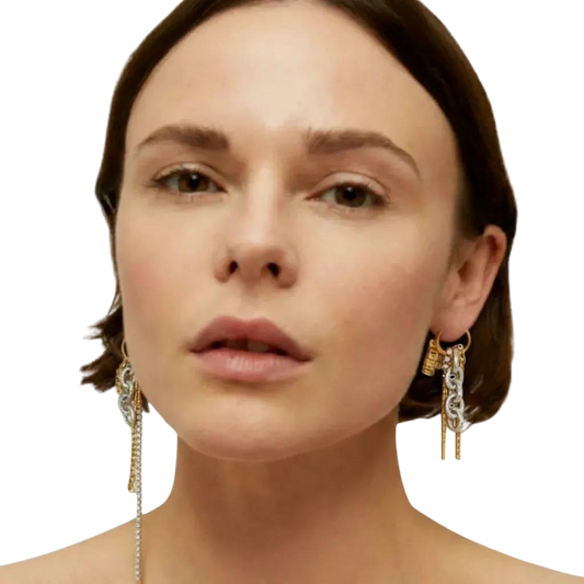 Stacked Chain Hoops by Hoopla Jewelry HoopLa