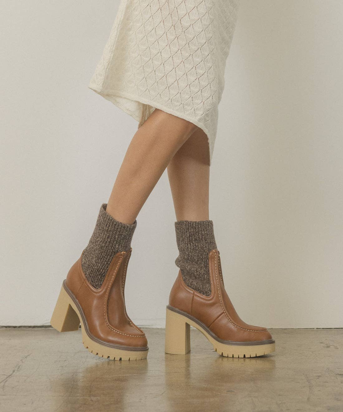 The Melanie Sock Boots by Oasis Society