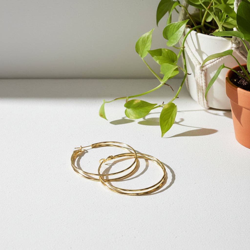 Double Strand Hoop Earring by Suzie Blue Jewelry Suzie Blue Canada