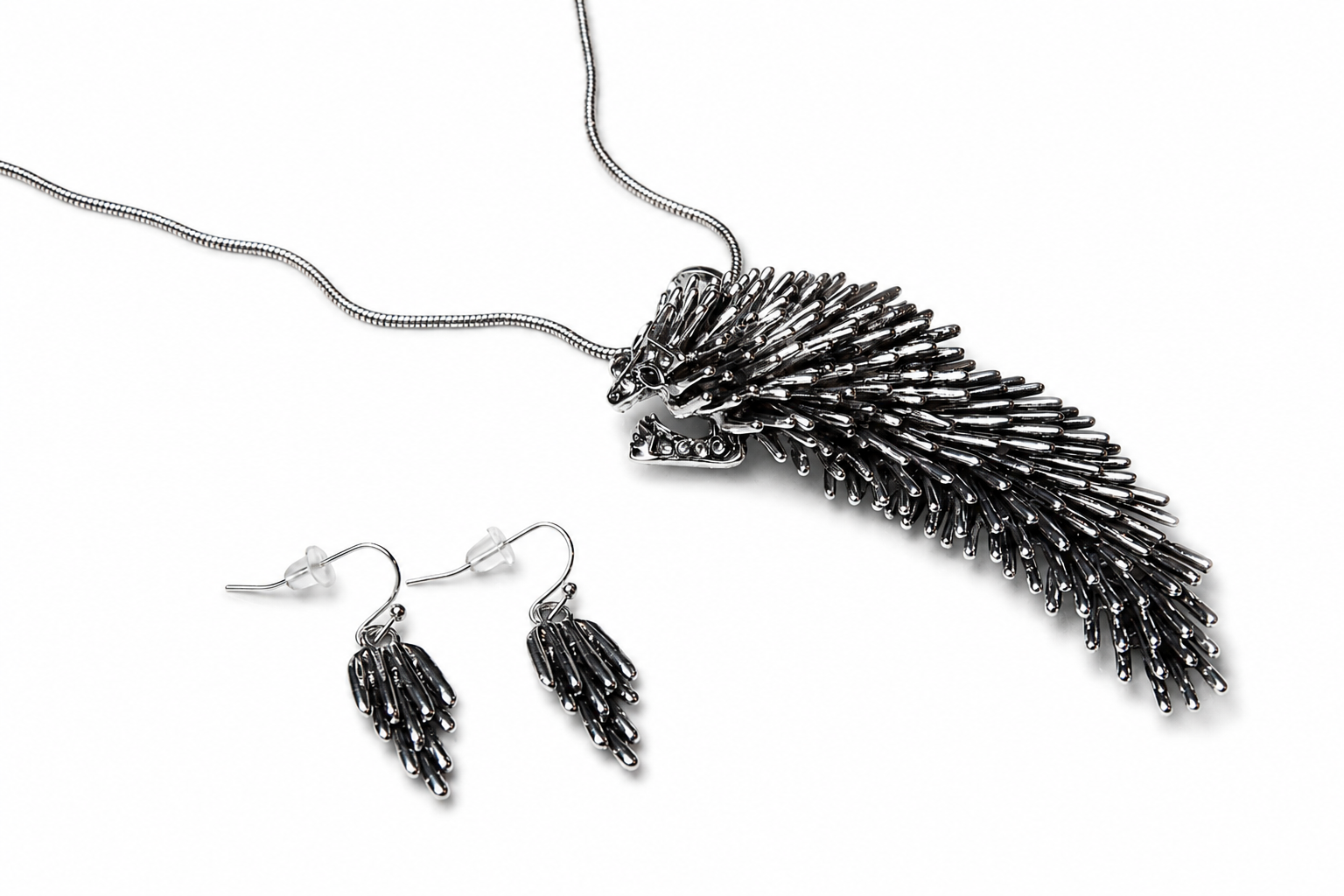 Statement Porcupine Necklace Necklace King of Glitz