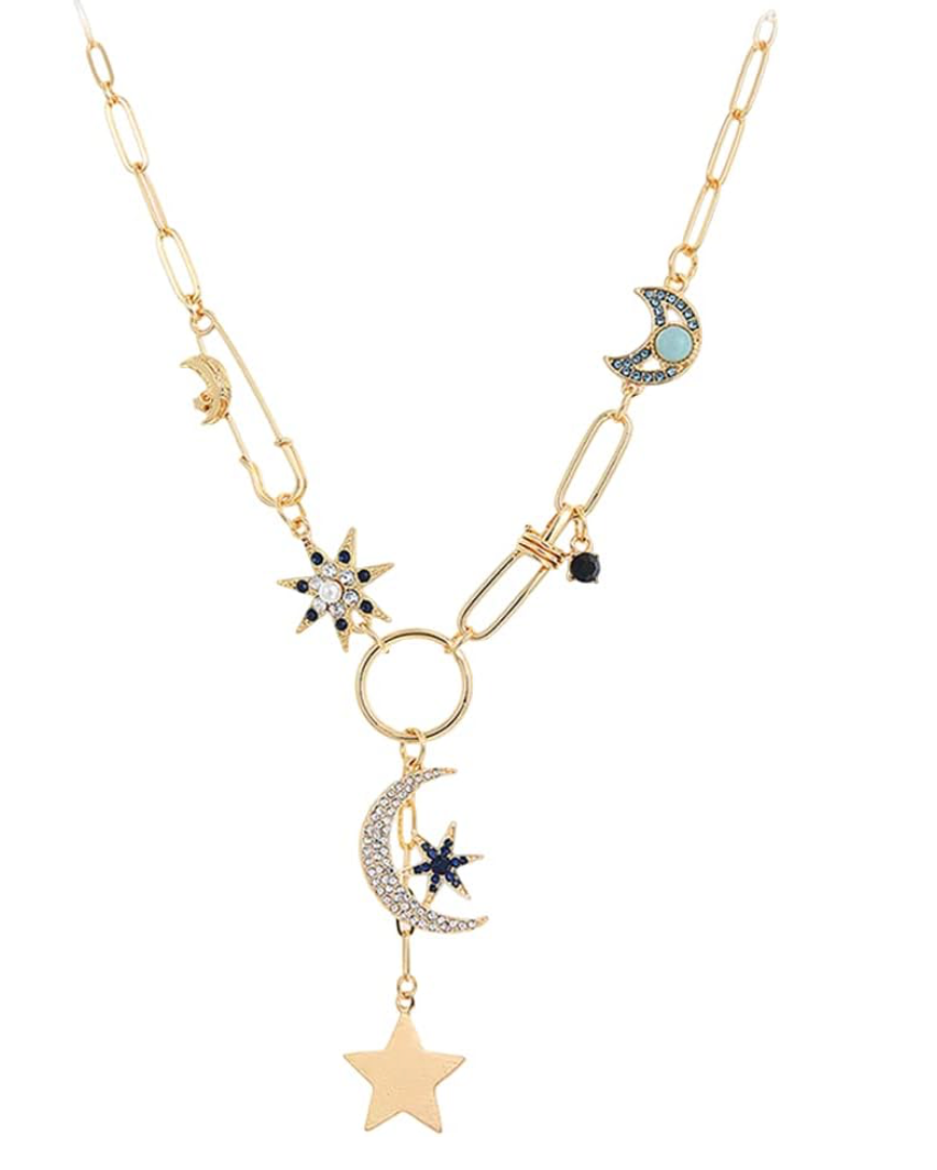 Celestial Charm Necklace by Hoopla Jewelry HoopLa