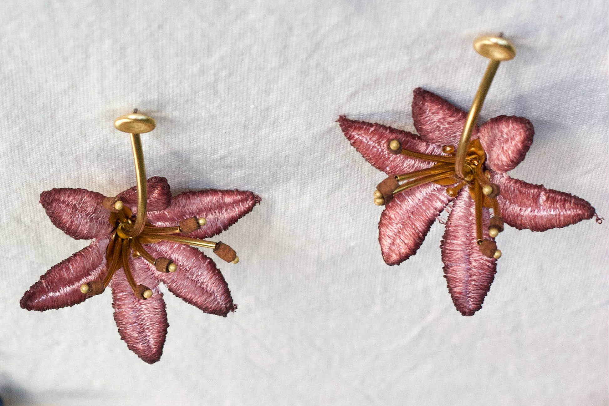 Lilium Earrings by This Ilk Accessories This Ilk Desert Rose