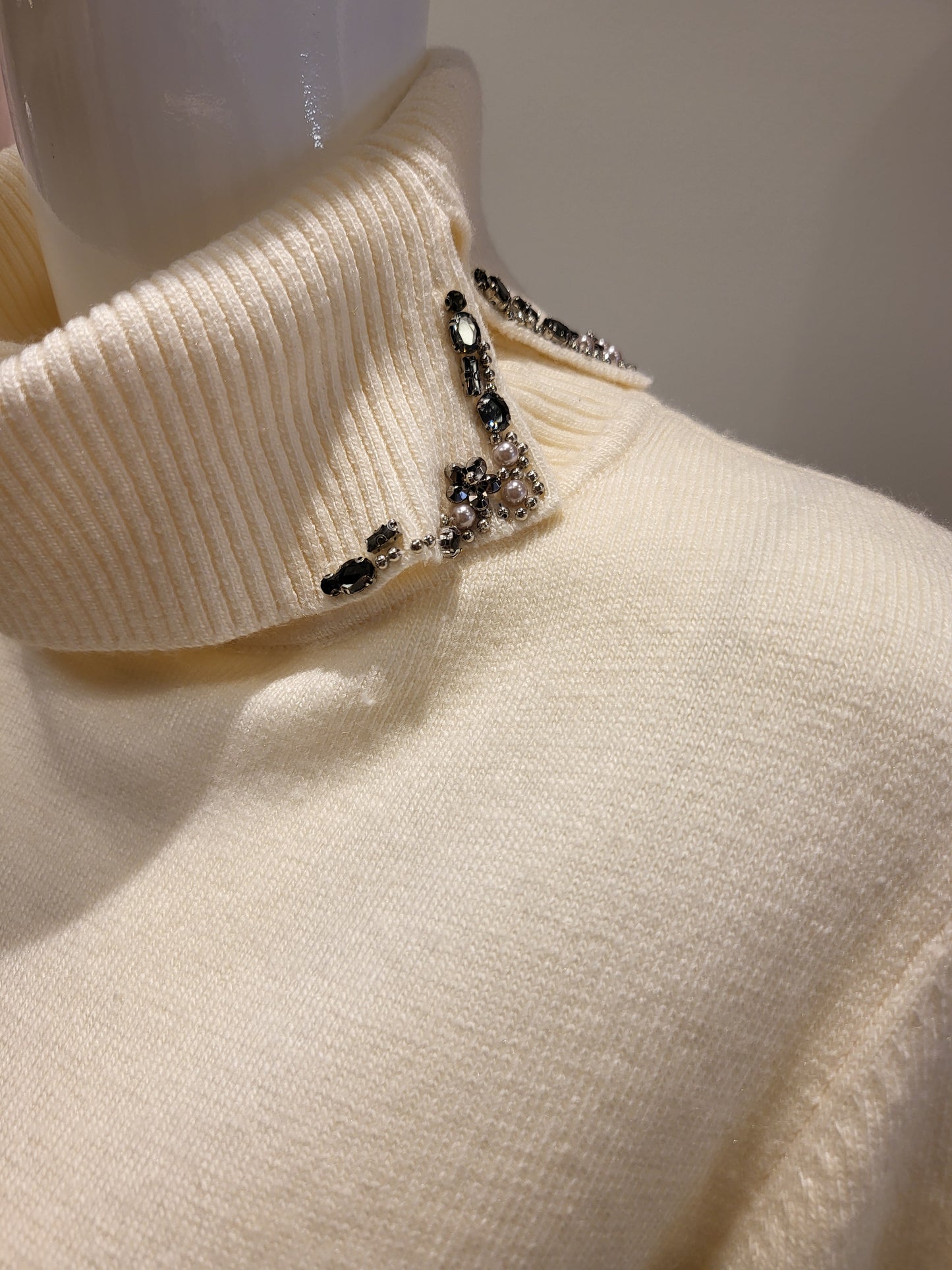 Sweater with Collar Beads by Esqualo - 50% Off!