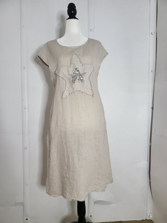 Cap Sleeve Heart Dress