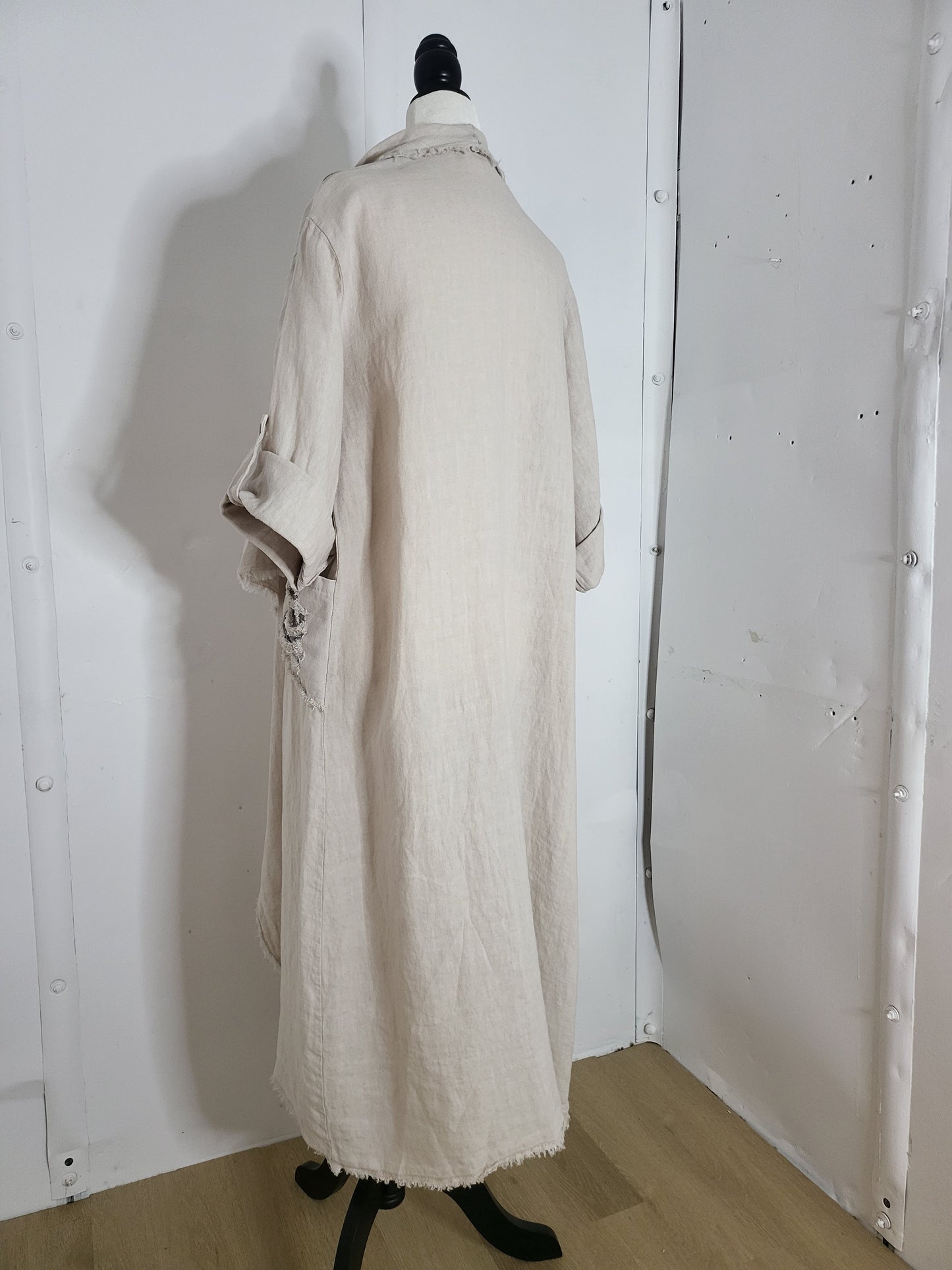 Linen Duster by Paolo Tricot