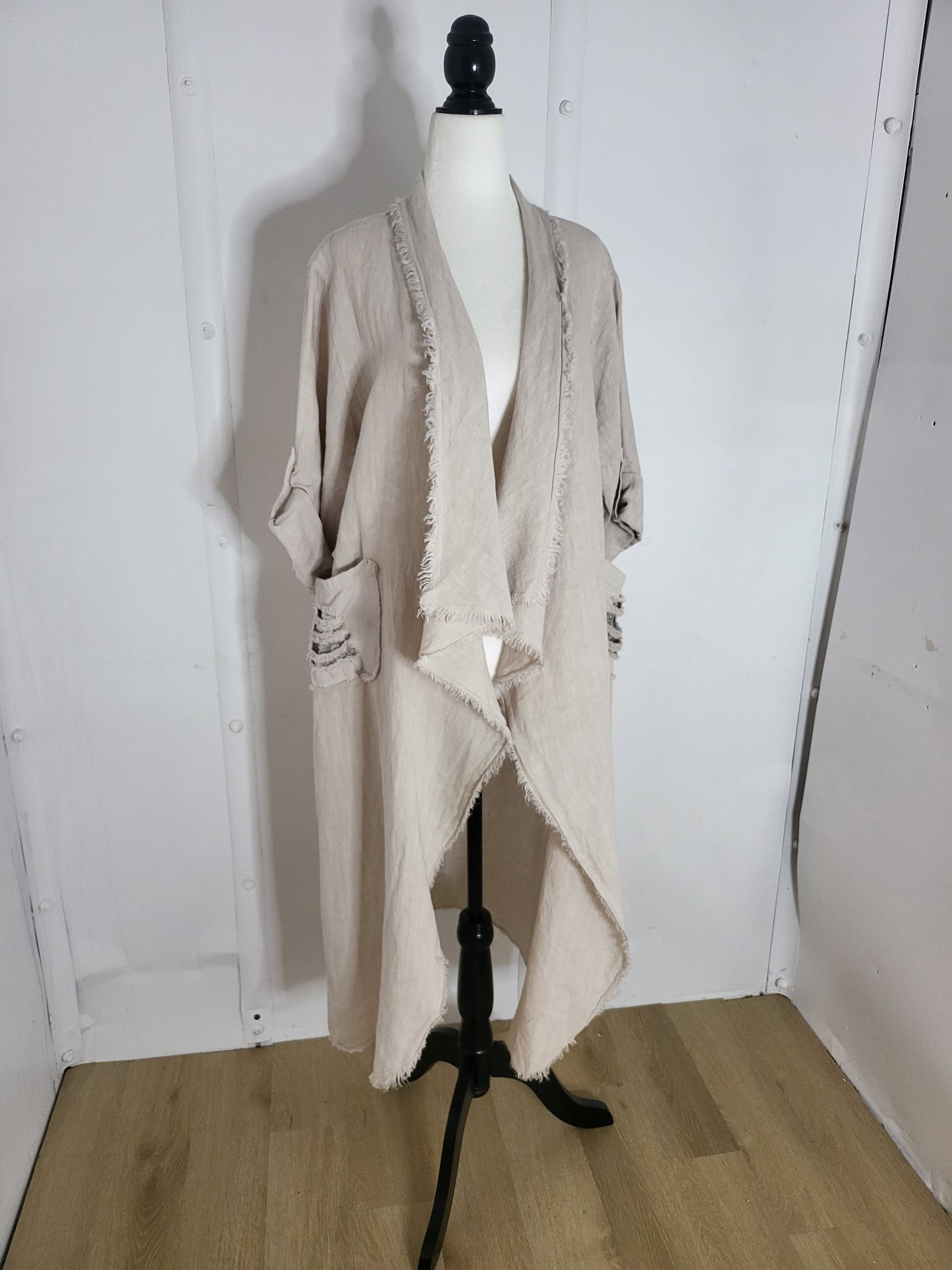 Linen Duster by Paolo Tricot