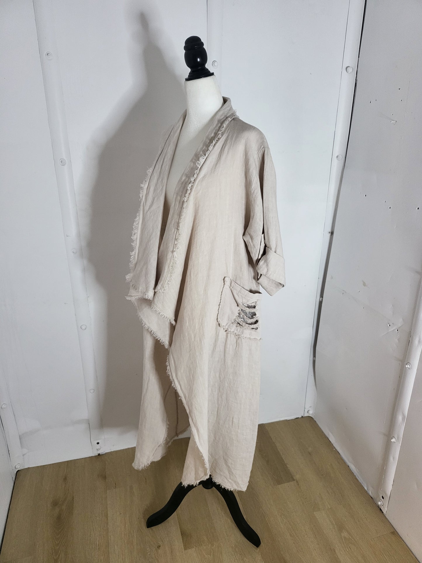 Linen Duster by Paolo Tricot