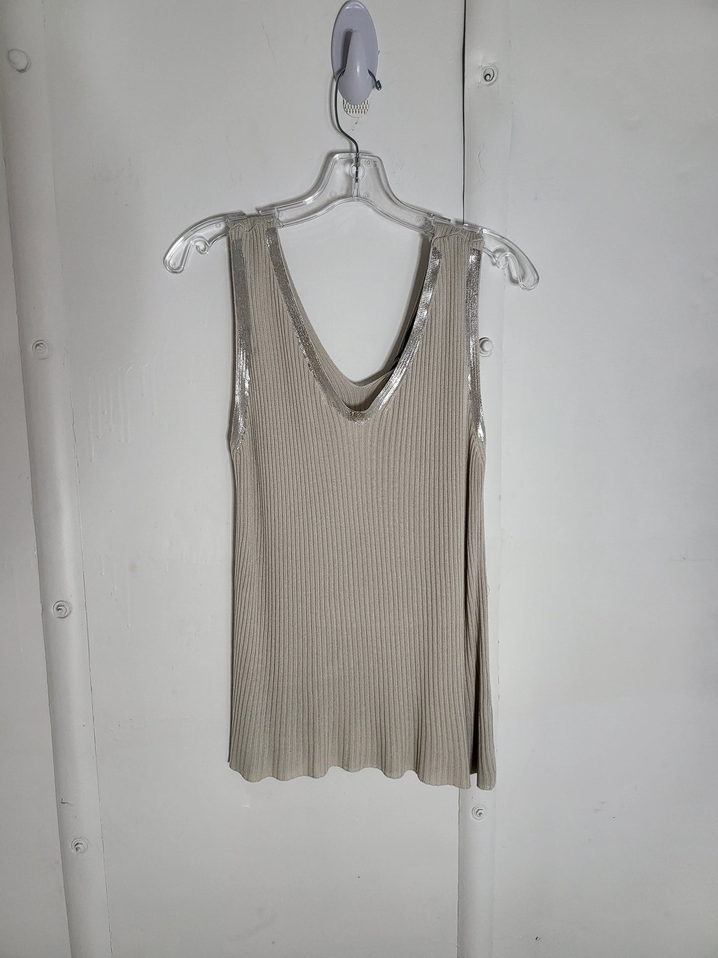 Silver Brushed Tank by Elissia