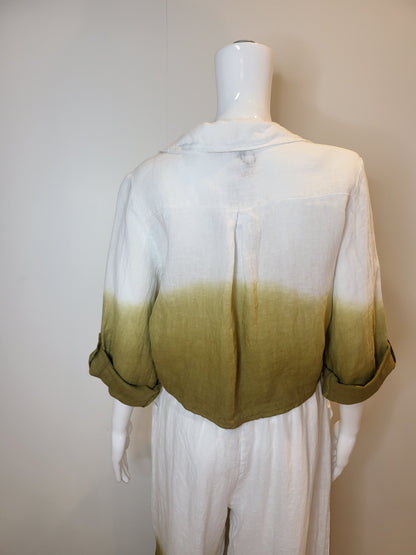 Ombre Tie Front Top by Elissia