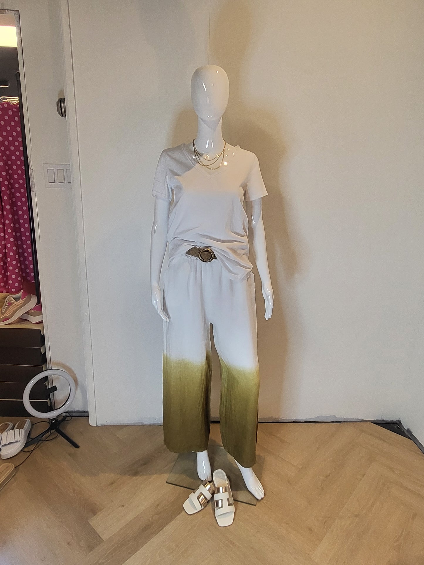 Ombre Linen Pant by Elissia