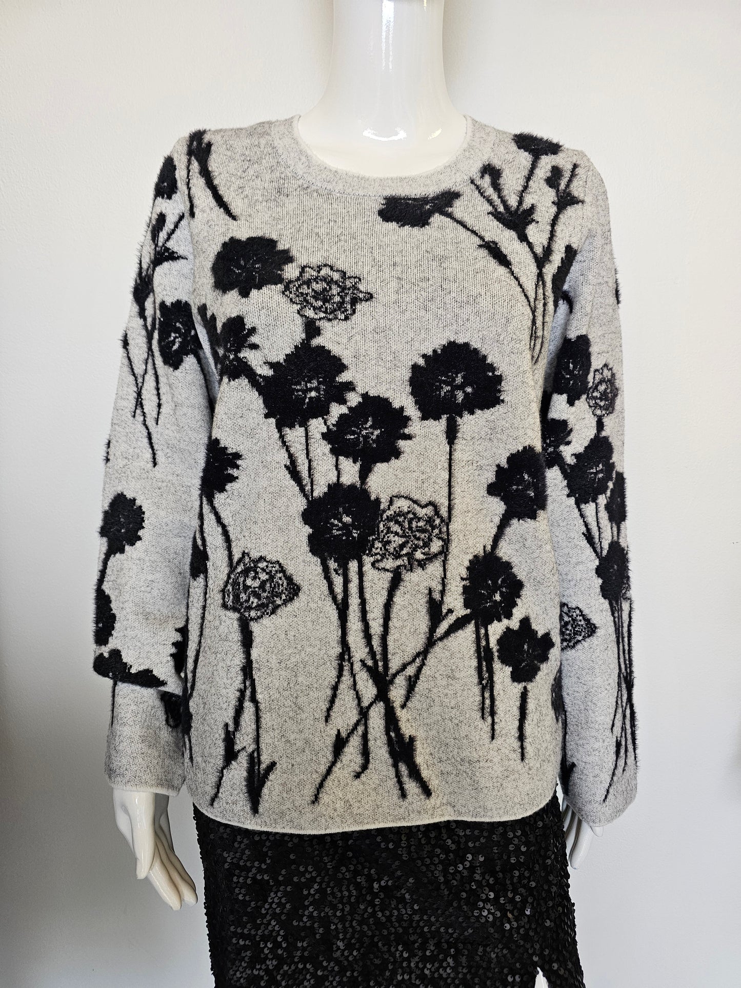 Monochrome Knit Sweater by Liverpool Sweater Liverpool