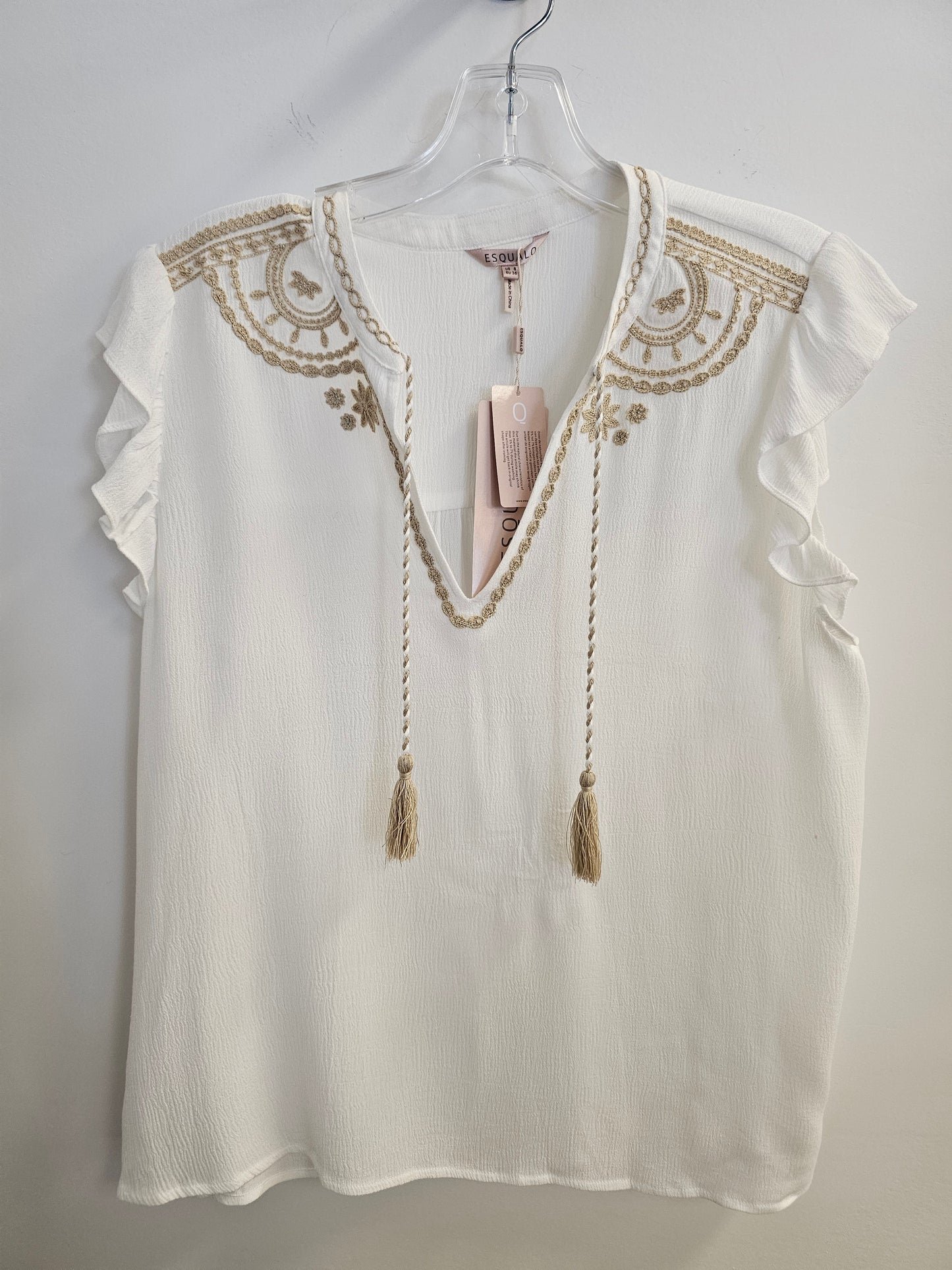 Sleeveless Blouse by EsQualo Blouses EsQualo