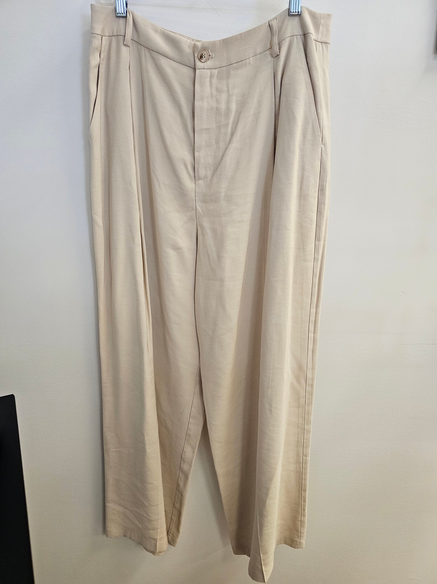 Pleated Trouser by EsQualo Suiting Trouser EsQualo Light Sand