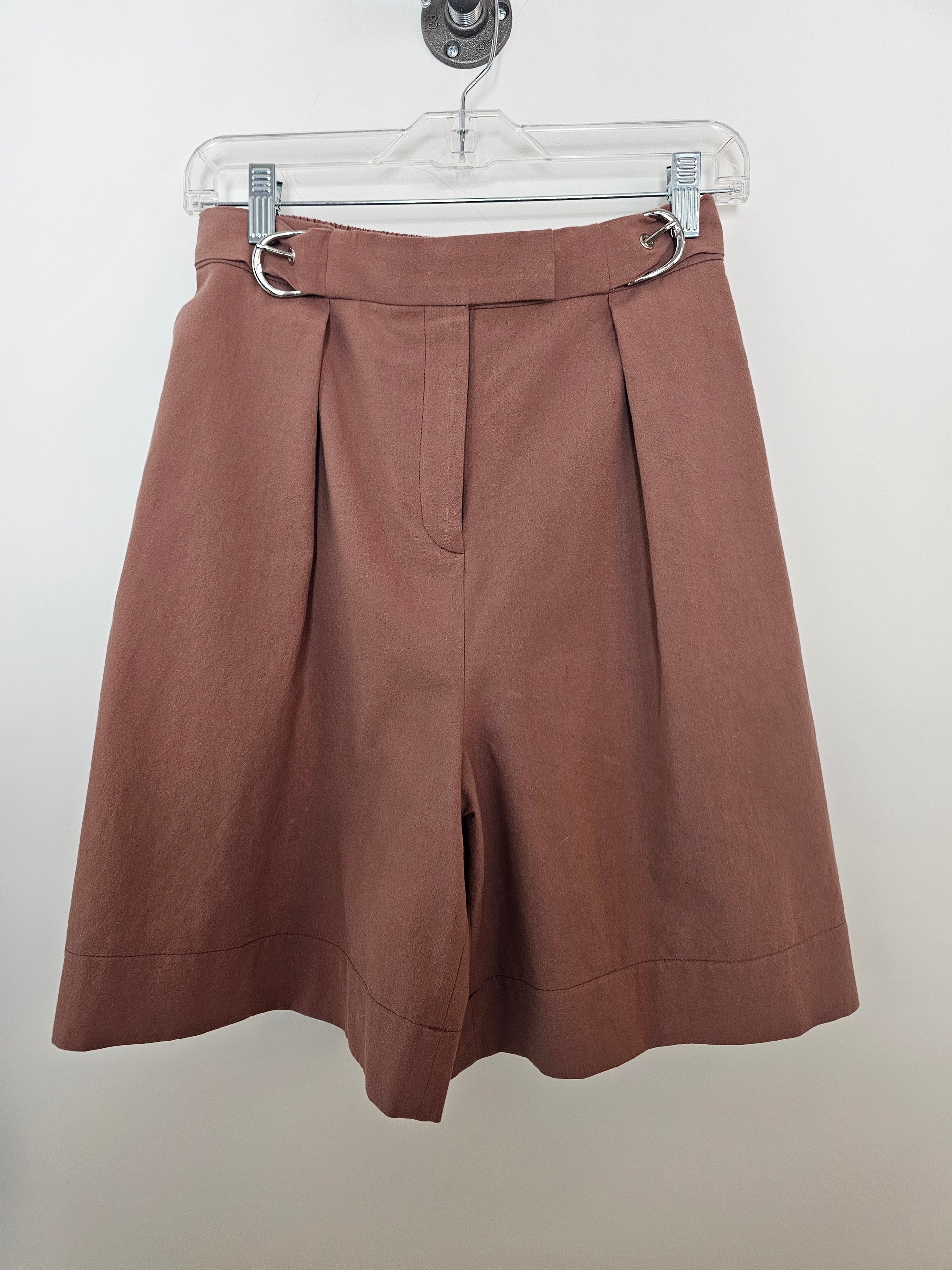 Twill Trouser Shorts by Hilary MacMillan Apparel Hilary MacMillan Clay