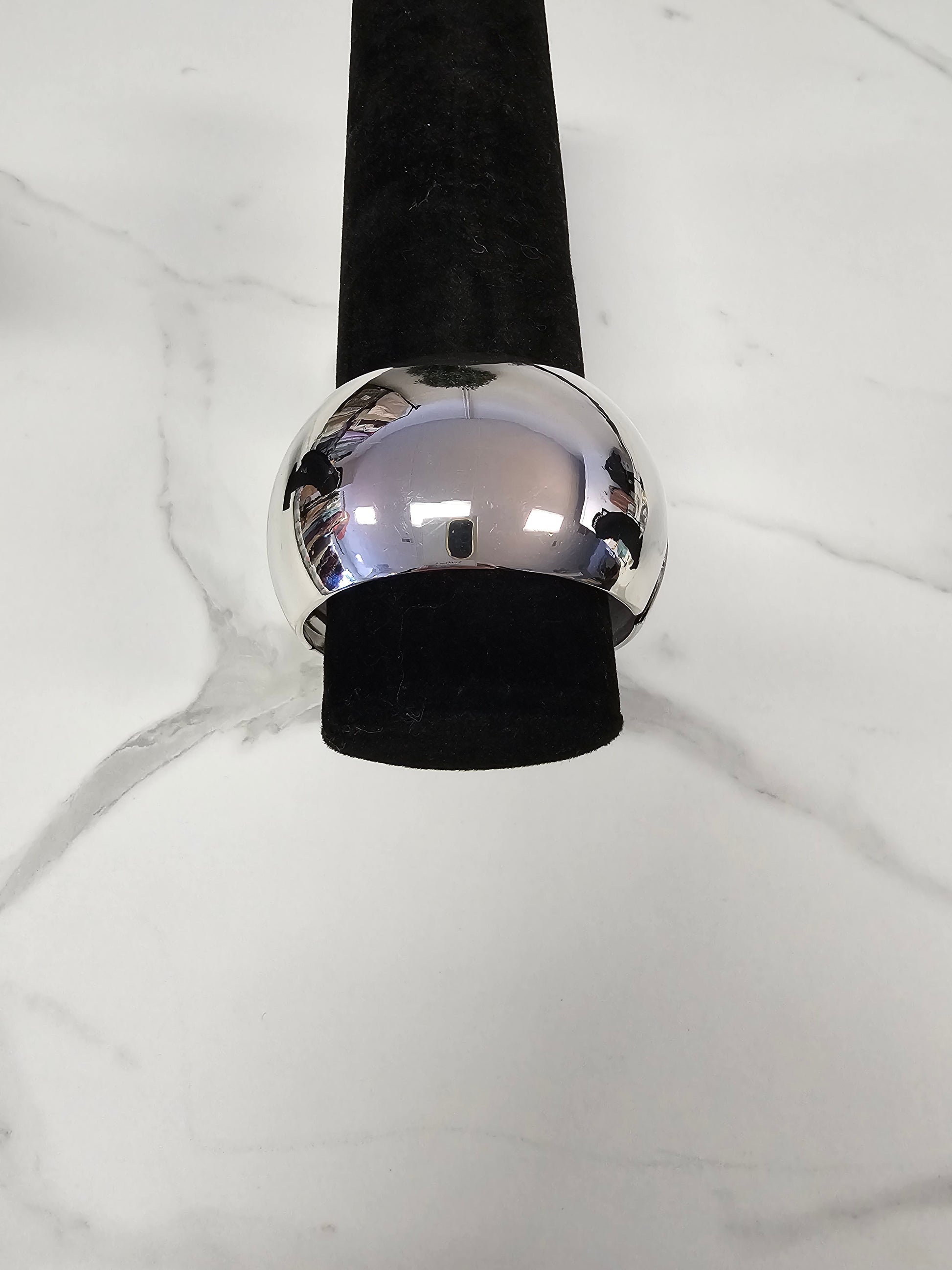 Jumbo Silver Cuff Accessories King of Glitz