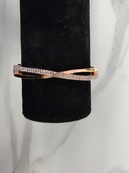 Crystal Crossover Bracelet by King of Glitz Accessories King of Glitz