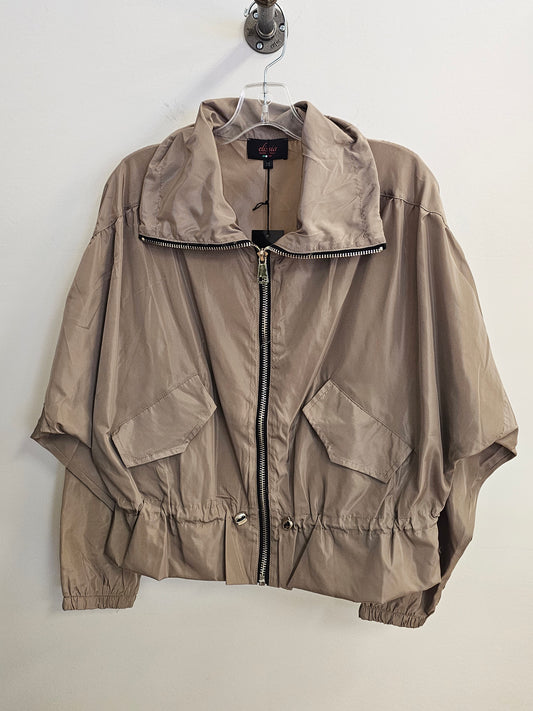 Nylon Bomber Jacket by Elissia Jackets & Blazers Elissia Light Sand