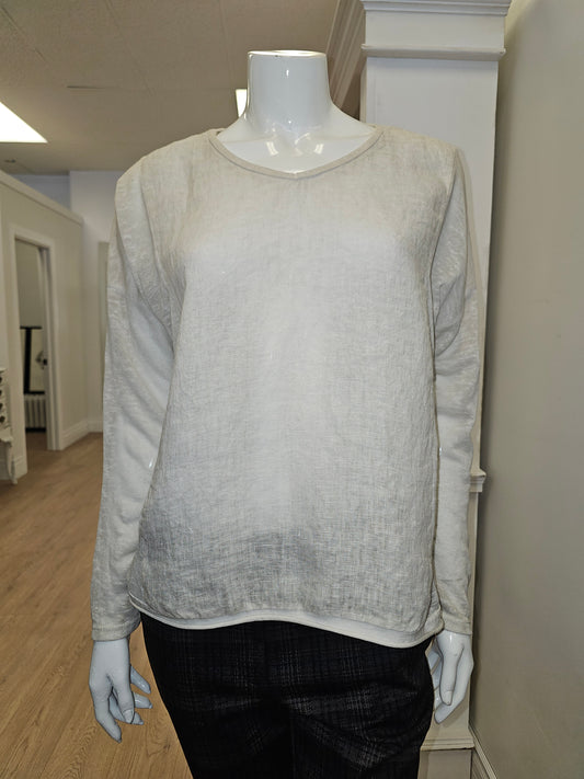 Long Sleeve Linen Shirt by Elissia