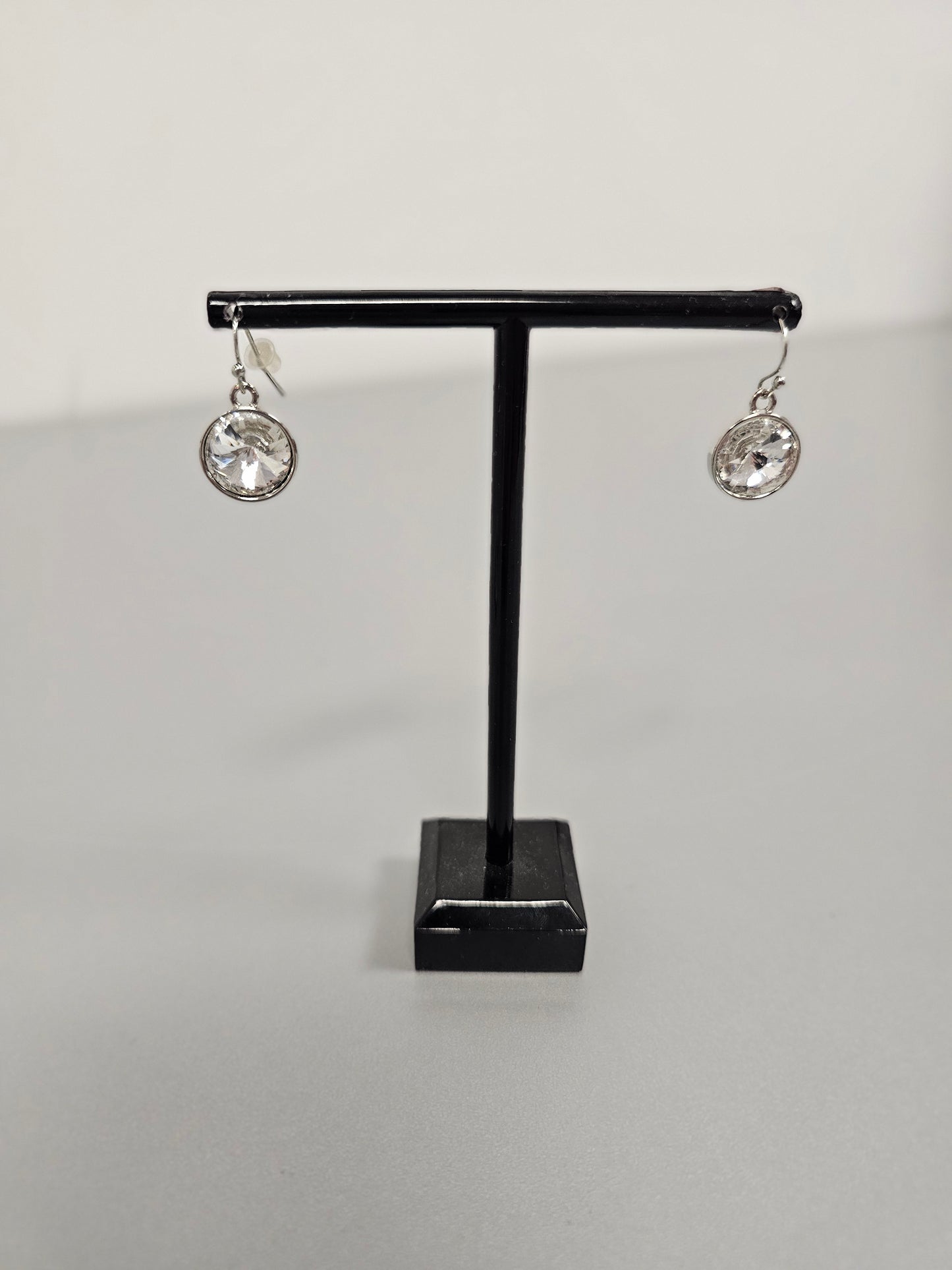 Swarovski Sapphire Earrings by King of Glitz Earrings King of Glitz Clear