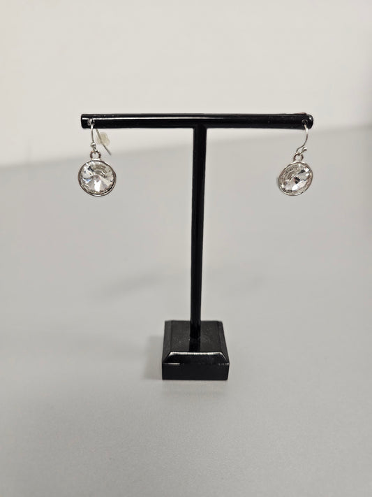 Swarovski Sapphire Earrings by King of Glitz Earrings King of Glitz Clear
