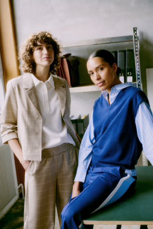 Knitted Trouser by b.young Apparel b.young