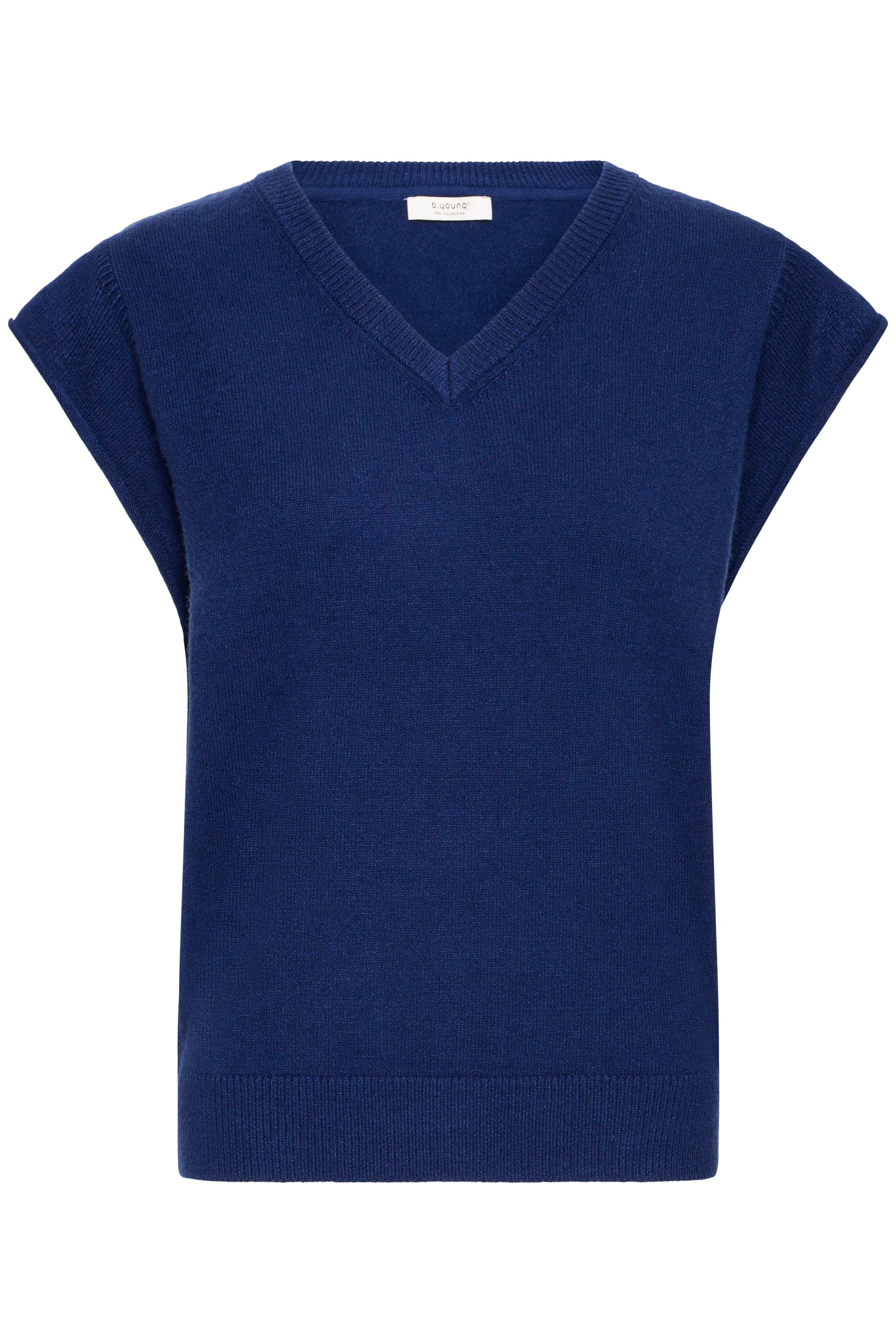 BYManina Vest by b.young Tops b.young Royal Blue