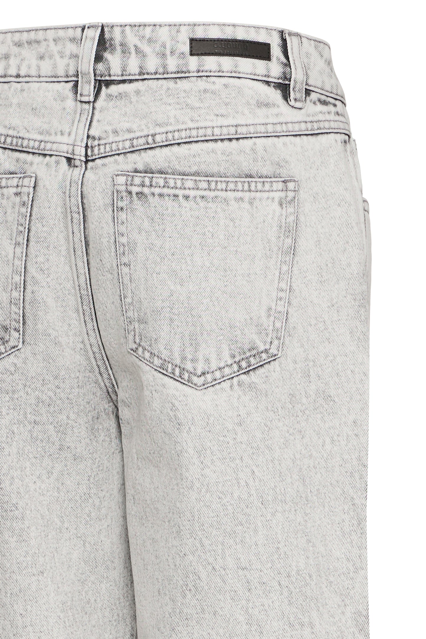 Keffini Jeans Cuffed by b.young Apparel b.young Light Grey