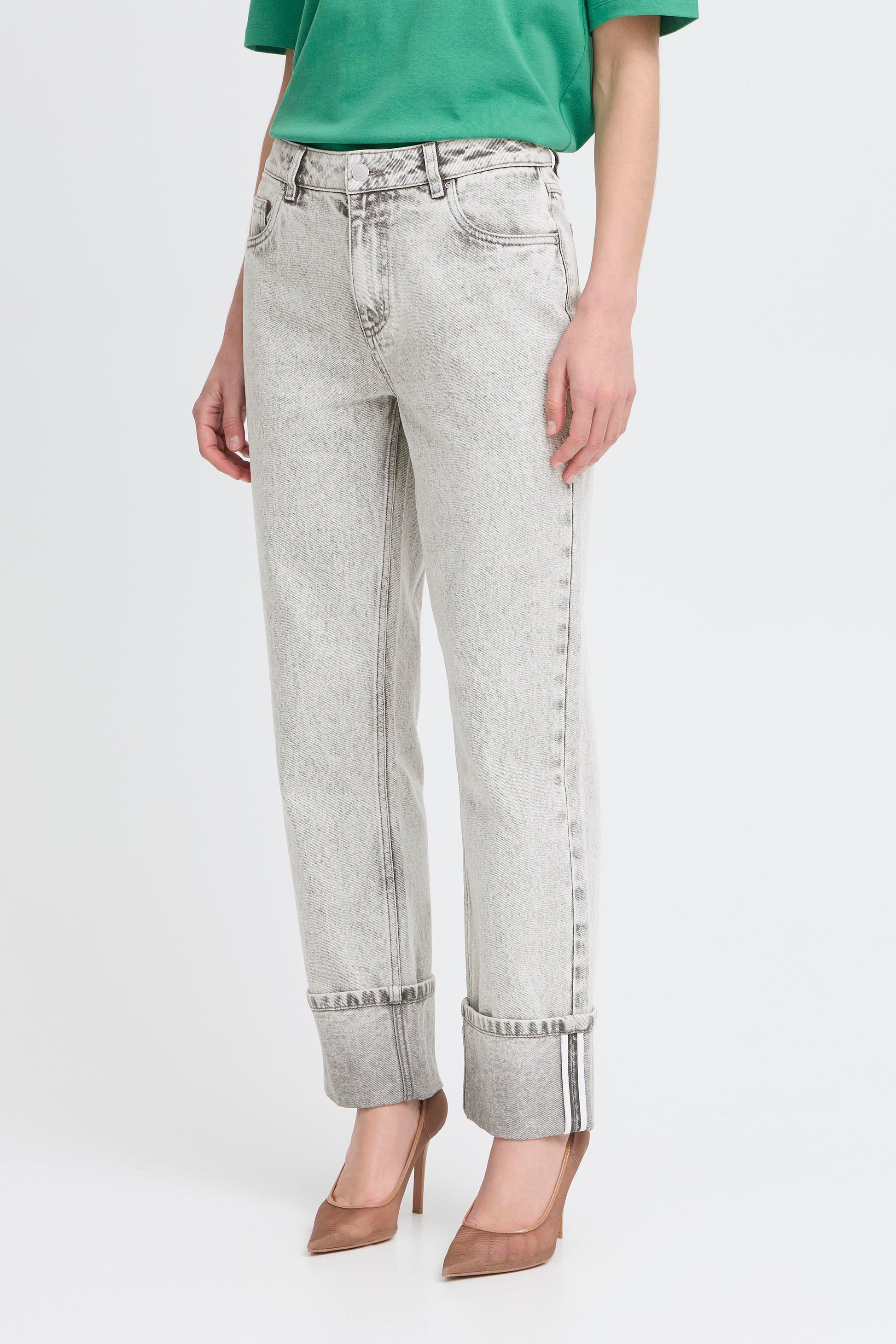 Keffini Jeans Cuffed by b.young Apparel b.young