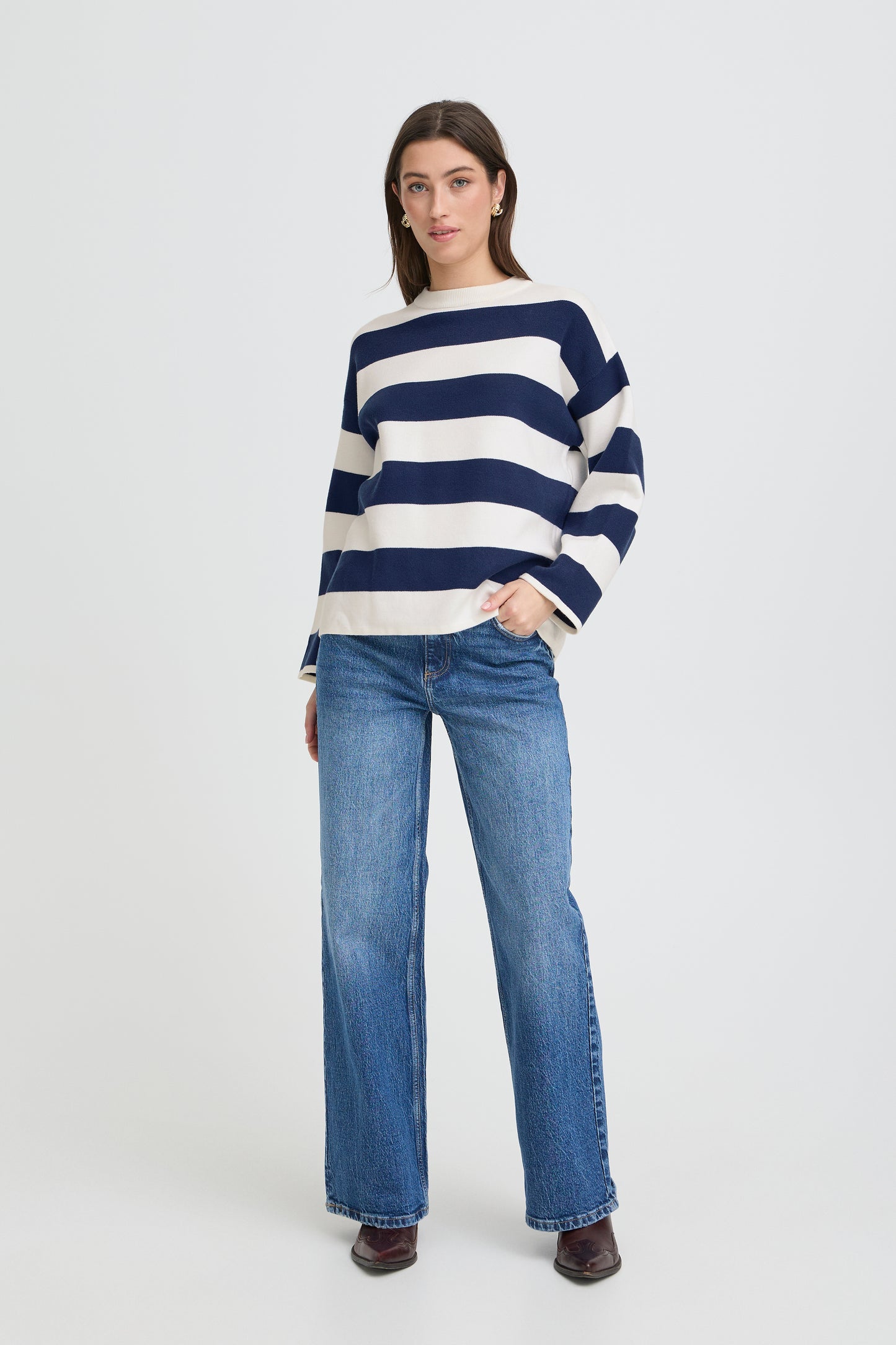 Otari Stripe Sweatshirt by b.young