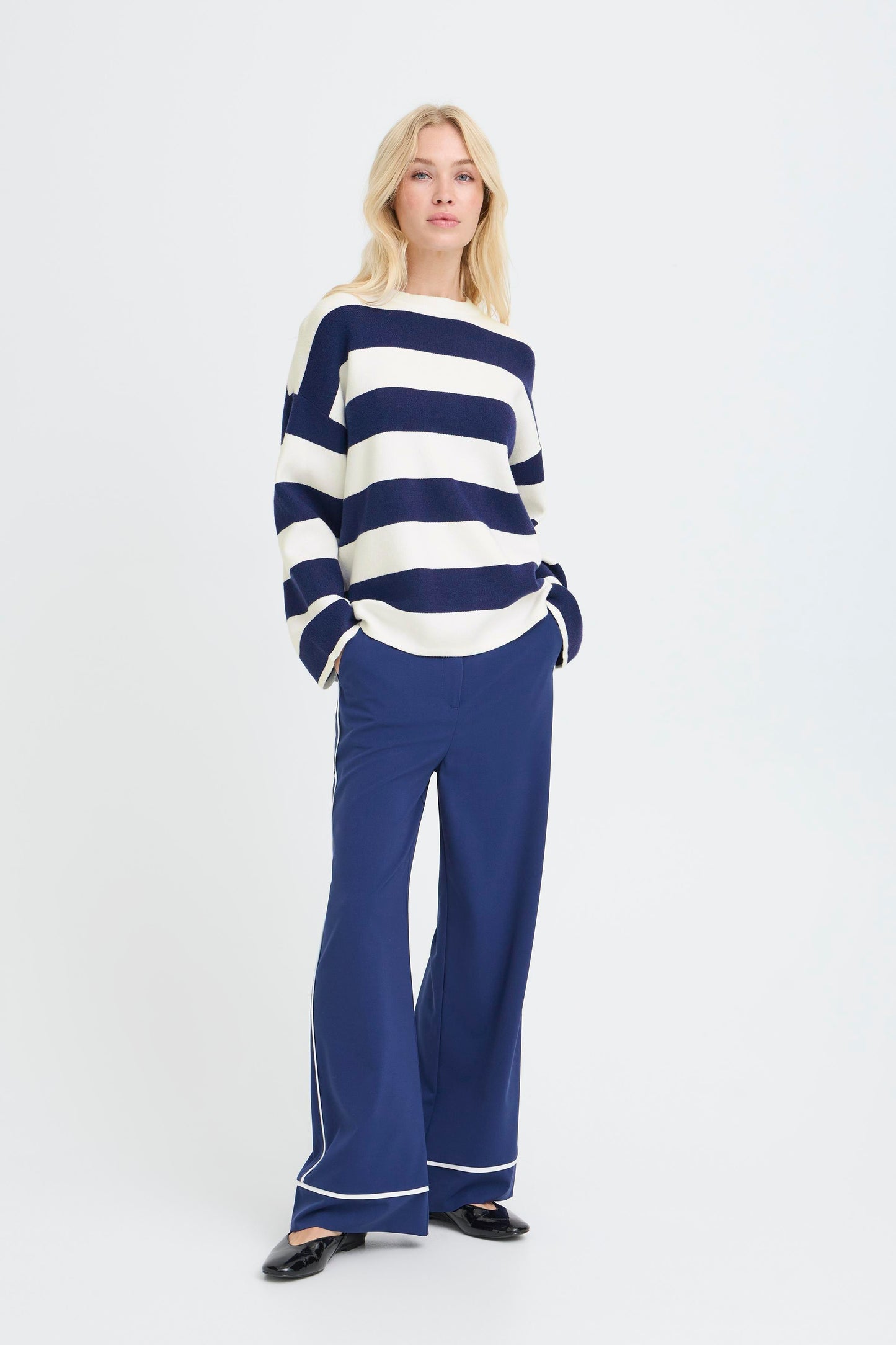 Otari Stripe Sweatshirt by b.young