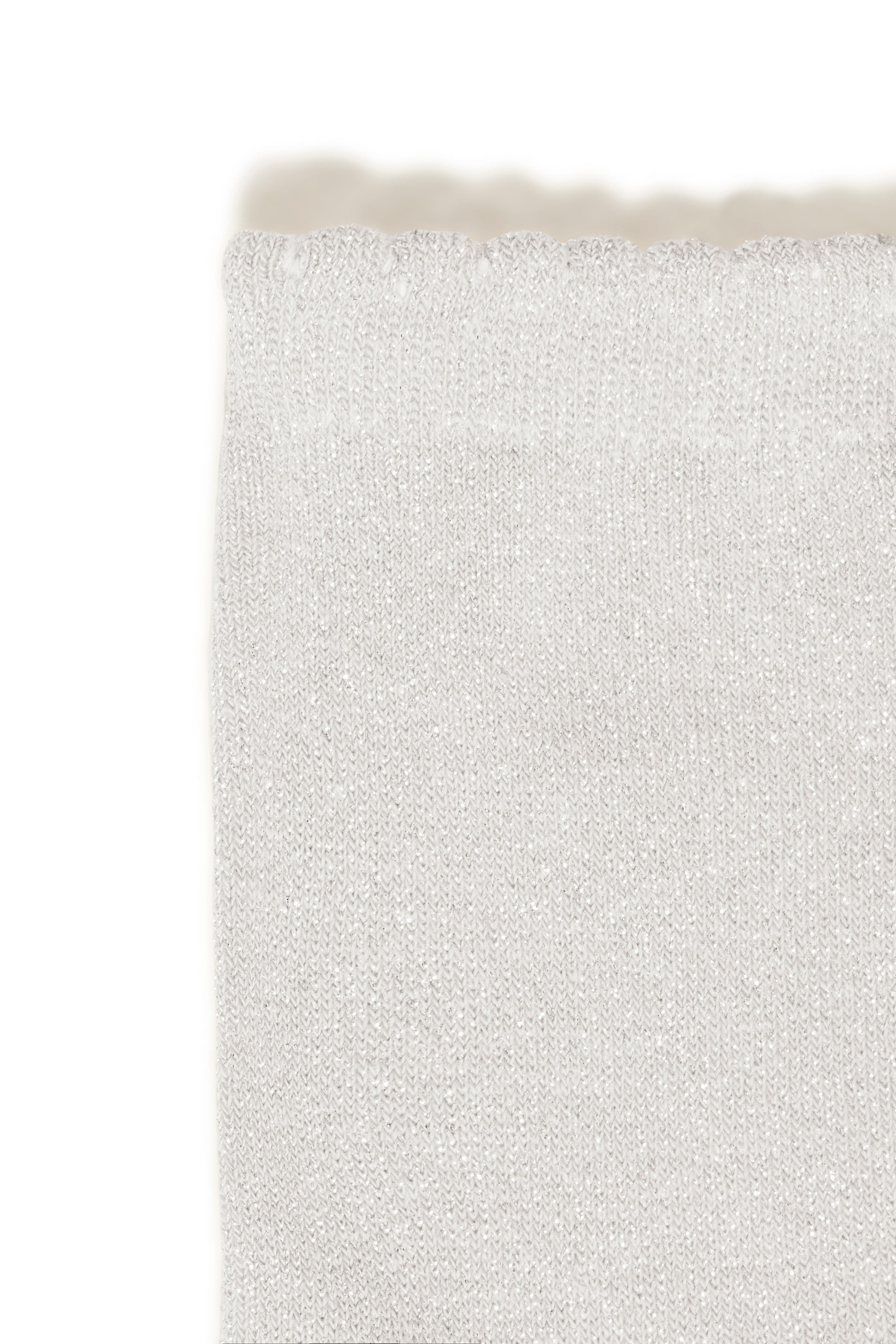 Vilaine Socks by b.young Accessories b.young Metallic Silver One size