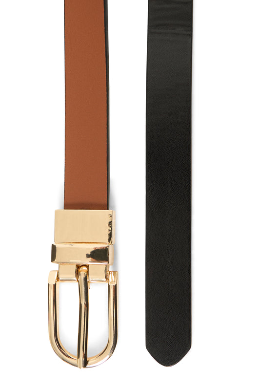 Reversible Belt by b.young Belts b.young Brown Black