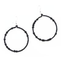 Hoop Beaded Earrings