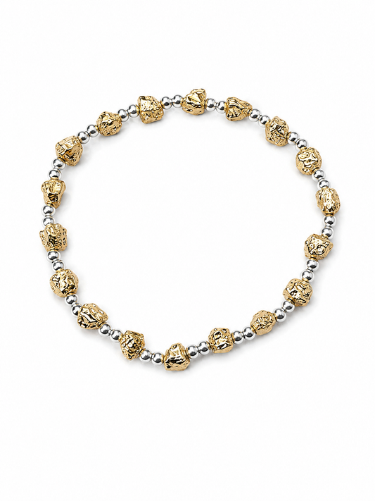 Textured Beaded Bracelet Bracelet King of Glitz