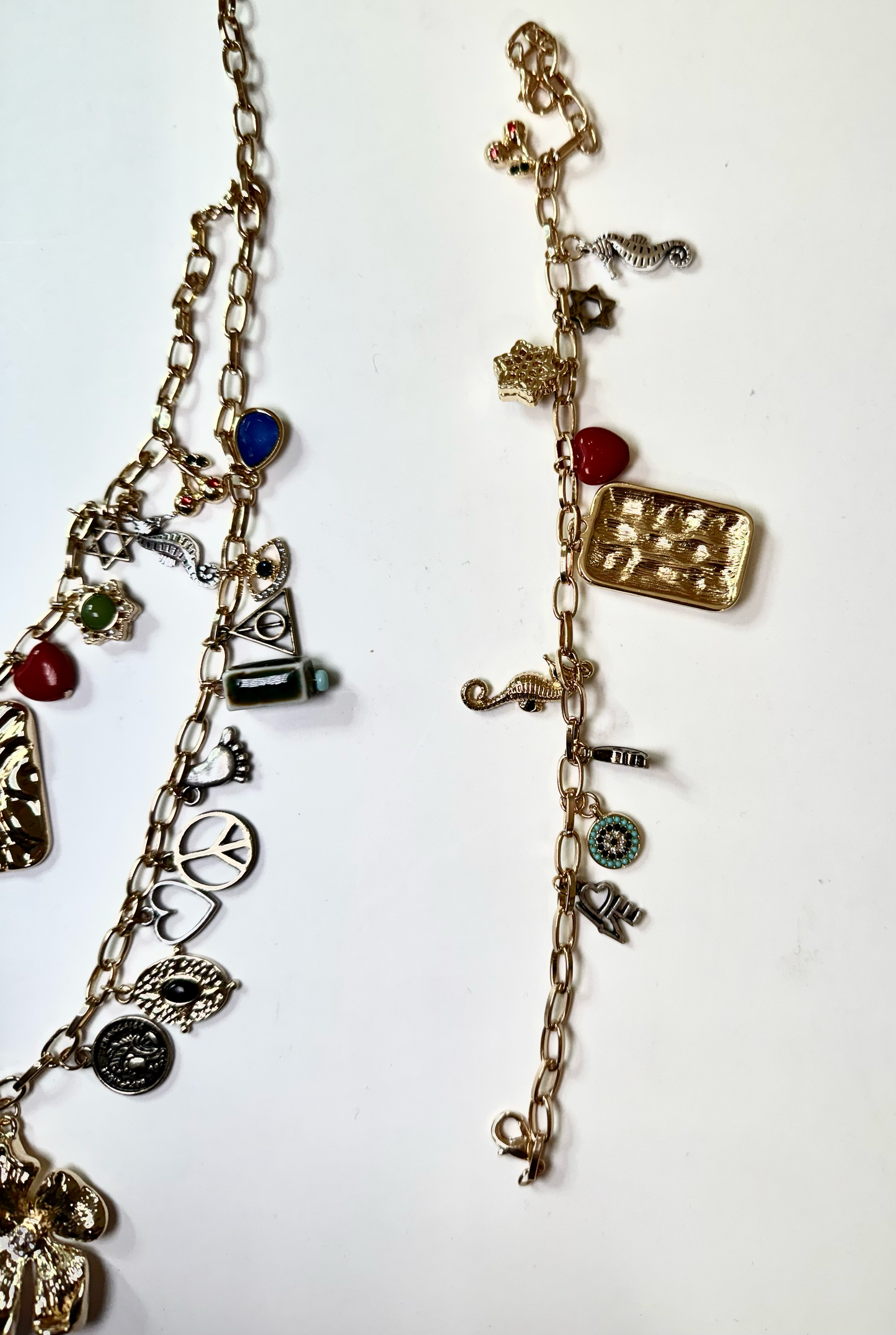 Mega Charm Necklace & Bracelet