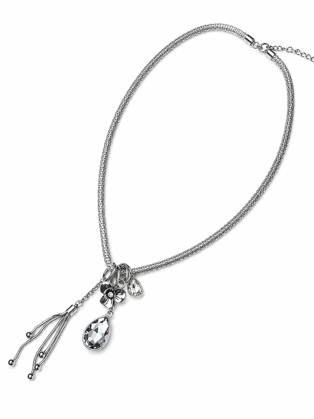 Crystal Bloom Necklace Necklace King of Glitz
