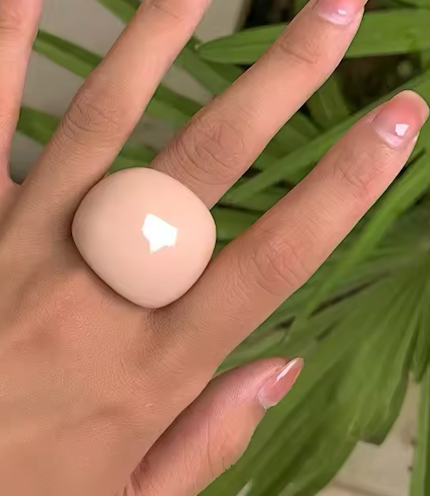 The Resin Dome Solid Ring