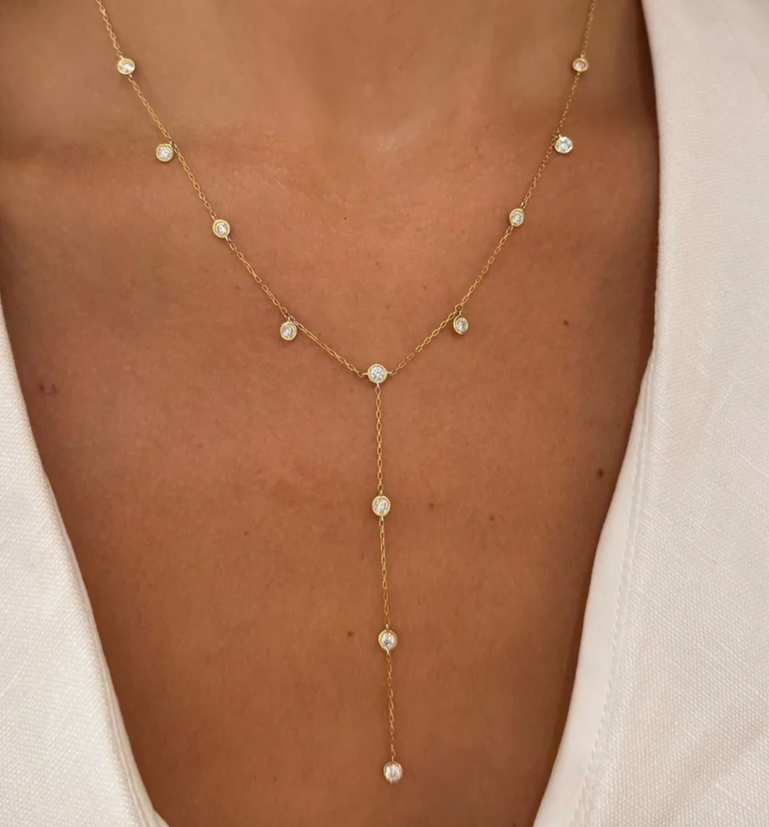 Lariat Diamonds by HoopLa Jewelry HoopLa