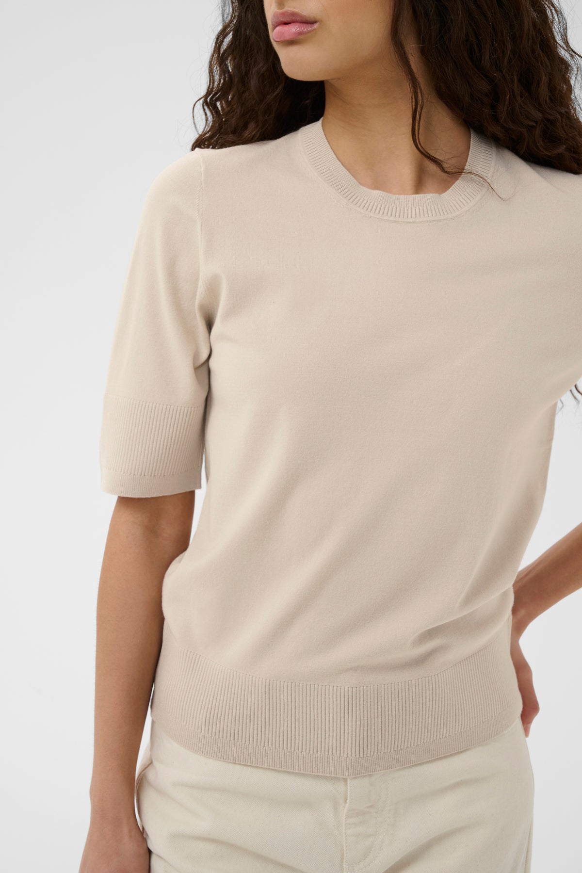 MikoiIW Core Knit T-Shirt by InWear